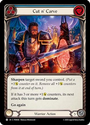 Cut N Carve (Blue) (Regular) [PEN056] (Compendium of Rathe)-1