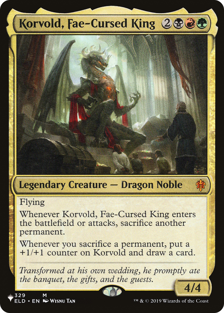Korvold, Fae-Cursed King [The List]-1