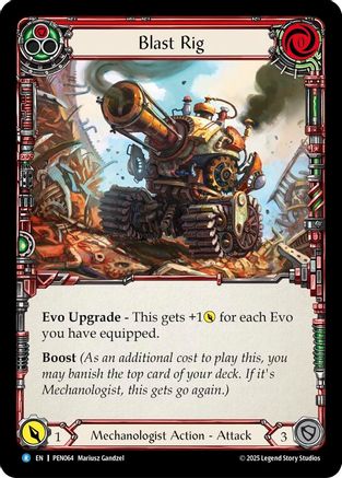 Blast Rig (Red) (Regular) [PEN064] (Compendium of Rathe)-1
