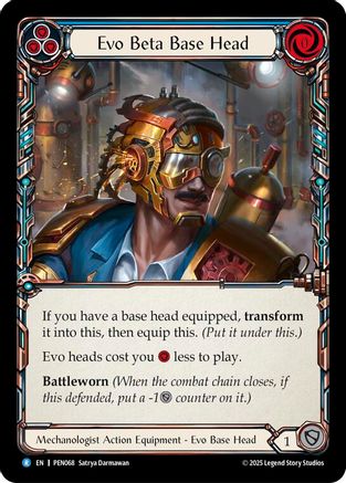 Evo Beta Base Head (Blue) (Regular) [PEN068] (Compendium of Rathe)-1