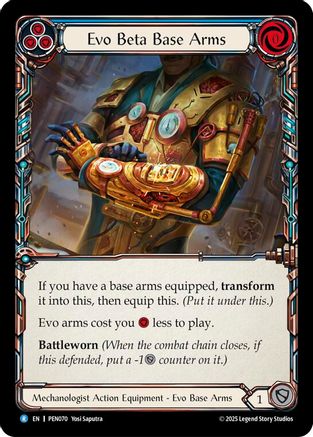 Evo Beta Base Arms (Blue) (PEN070) - Compendium of Rathe-1