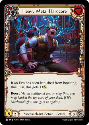 Heavy Metal Hardcore (Yellow) (PEN073) - Compendium of Rathe Rainbow Foil-1
