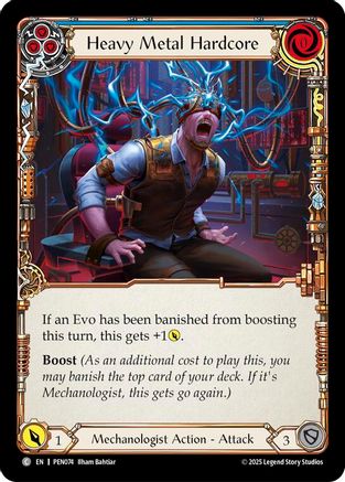 Heavy Metal Hardcore (Blue) (PEN074) - Compendium of Rathe Rainbow Foil-1