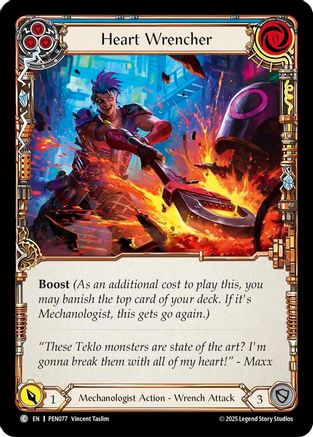 Heart Wrencher (Blue) (PEN077) - Compendium of Rathe Rainbow Foil-1