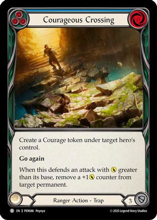 Courageous Crossing (Blue) (PEN086) - Compendium of Rathe Rainbow Foil-1