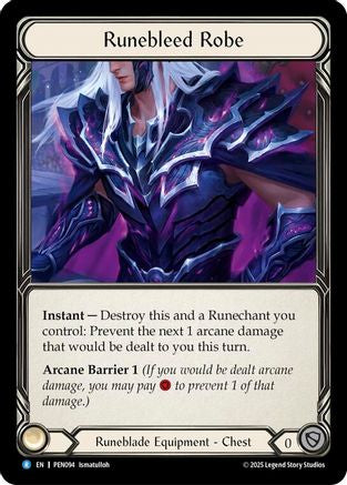 Runebleed Robe (PEN094) - Compendium of Rathe Cold Foil-1