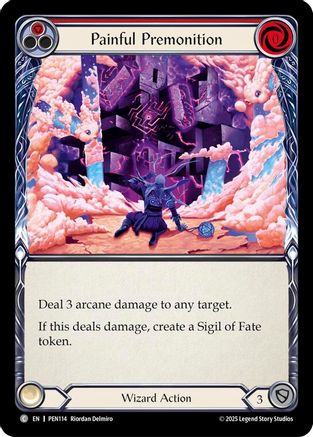 Painful Premonition (Red) (Regular) [PEN114] (Compendium of Rathe)-1