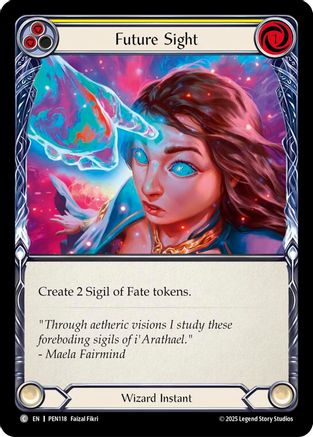 Future Sight (Yellow) (Regular) [PEN118] (Compendium of Rathe)-1