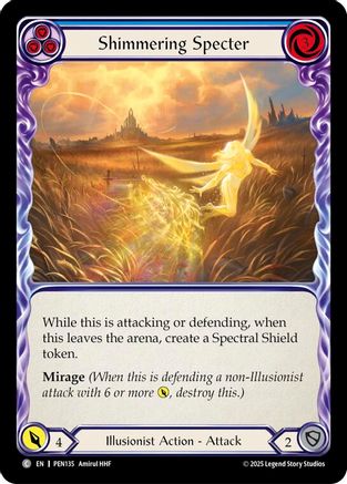 Shimmering Specter (Blue) (Regular) [PEN135] (Compendium of Rathe)-1