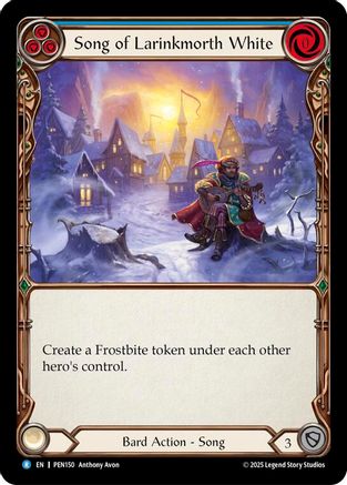 Song Of Larinkmorth White (Blue) (PEN150) - Compendium of Rathe Rainbow Foil-1
