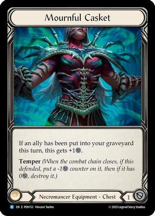 Mournful Casket (PEN153) - Compendium of Rathe Cold Foil-1