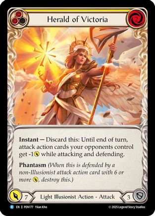 Herald Of Victoria (Yellow) (Regular) [PEN177] (Compendium of Rathe)-1