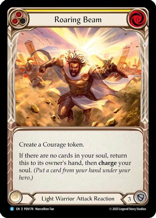 Roaring Beam (Yellow) (Regular) [PEN178] (Compendium of Rathe)-1
