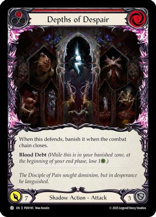 Depths Of Despair (Red) (PEN195) - Compendium of Rathe Rainbow Foil-1