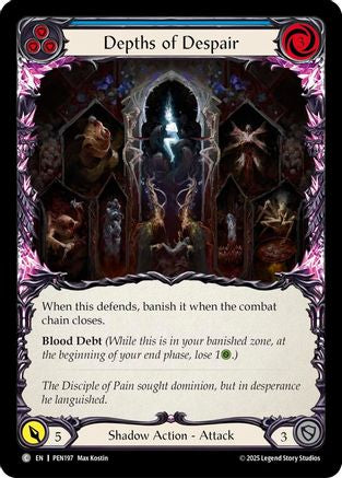 Depths Of Despair (Blue) (PEN197) - Compendium of Rathe Rainbow Foil-1