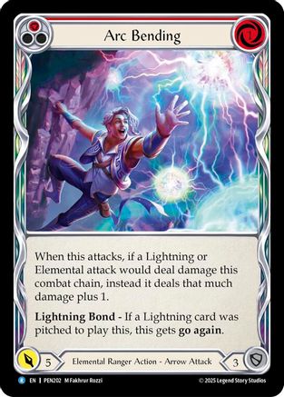 Arc Bending (Red) (PEN202) - Compendium of Rathe Rainbow Foil-1