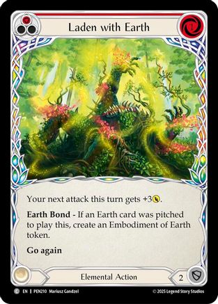 Laden With Earth (Red) (PEN210) - Compendium of Rathe Rainbow Foil-1