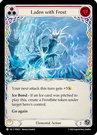 Laden With Frost (Red) (Regular) [PEN211] (Compendium of Rathe)-1