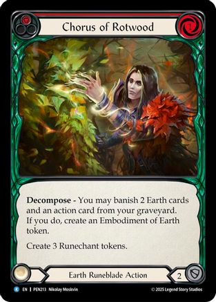 Chorus Of Rotwood (Red) (Regular) [PEN213] (Compendium of Rathe)-1