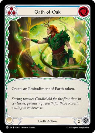 Oath Of Oak (Blue) (PEN221) - Compendium of Rathe-1