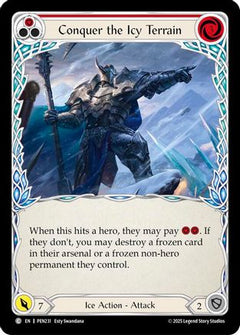 Conquer The Icy Terrain (Red) (PEN231) - Compendium of Rathe Rainbow Foil-1