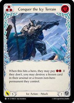 Conquer The Icy Terrain (Blue) (Regular) [PEN233] (Compendium of Rathe)-1