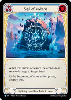 Sigil Of Voltaris (Blue) (PEN237) - Compendium of Rathe Rainbow Foil-1