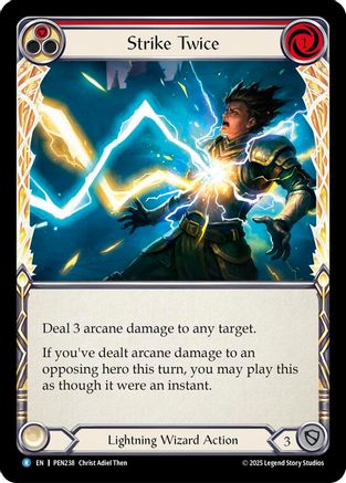 Strike Twice (Red) (PEN238) - Compendium of Rathe-1