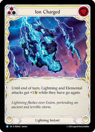 Ion Charged (Yellow) (PEN242) - Compendium of Rathe Rainbow Foil-1