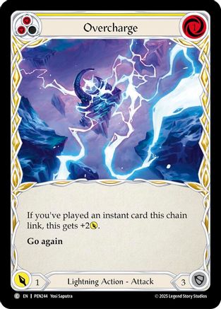 Overcharge (Yellow) (PEN244) - Compendium of Rathe Rainbow Foil-1
