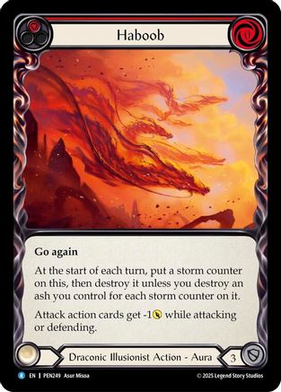 Haboob (Red) (PEN249) - Compendium of Rathe Rainbow Foil-1