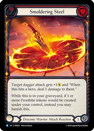 Smoldering Steel (Red) (PEN251) - Compendium of Rathe-1
