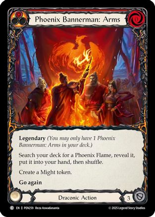 Phoenix Bannerman Arms (Red) (PEN259) - Compendium of Rathe Rainbow Foil-1