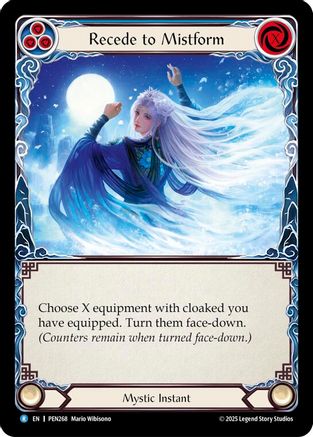 Recede To Mistform (Blue) (PEN268) - Compendium of Rathe-1