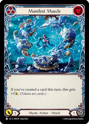 Manifest Muscle (Blue) (PEN270) - Compendium of Rathe Rainbow Foil-1