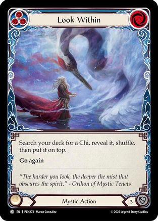 Look Within (Blue) (Regular) [PEN273] (Compendium of Rathe)-1