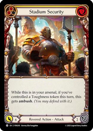 Stadium Security (Yellow) (PEN295) - Compendium of Rathe Rainbow Foil-1