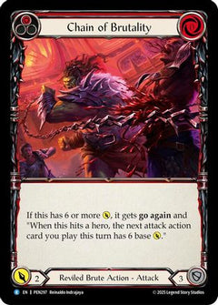 Chain Brutality (Red) (PEN297) - Compendium of Rathe Rainbow Foil-1
