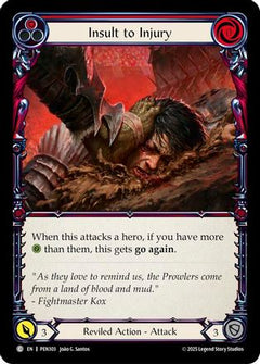Insult To Injury (Red) (PEN303) - Compendium of Rathe-1