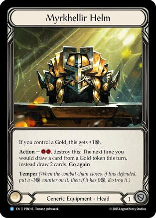 Myrkhellir Helm [PEN315] (Compendium of Rathe)-1