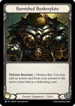 Burnished Bunkerplate (PEN316) - Compendium of Rathe Cold Foil-1