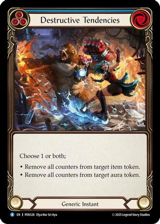 Destructive Tendencies (Blue) (PEN328) - Compendium of Rathe-1