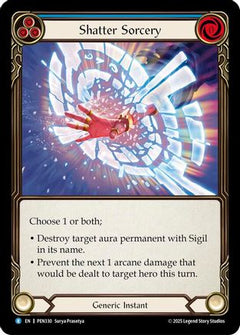 Shatter Sorcery (Blue) (PEN330) - Compendium of Rathe Rainbow Foil-1