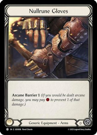 Nullrune Gloves (SDO008) - Silver Age Chapter 2
