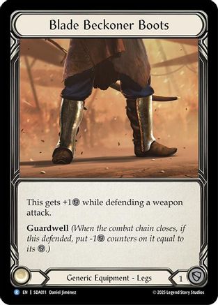Blade Beckoner Boots (SDA011) (SDA011) - Silver Age Chapter 1-1