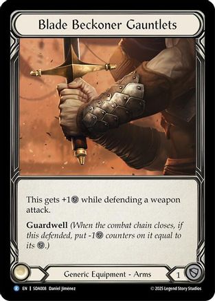 Blade Beckoner Gauntlets (SDA008) (SDA008) - Silver Age Chapter 1-1