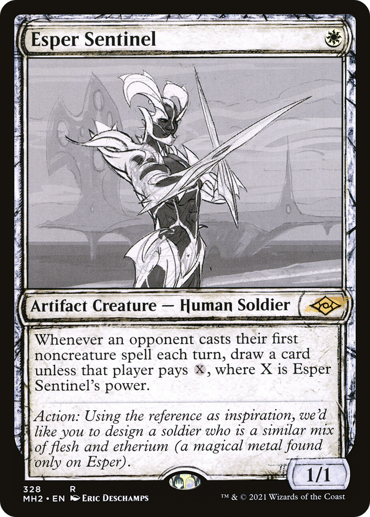 Esper Sentinel (Sketch) [Modern Horizons 2]-1