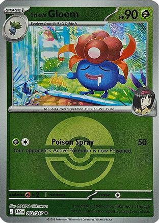 Erika's Gloom (Poke Ball) 002  - Reverse Holofoil ME Ascended Heroes - Uncommon-1