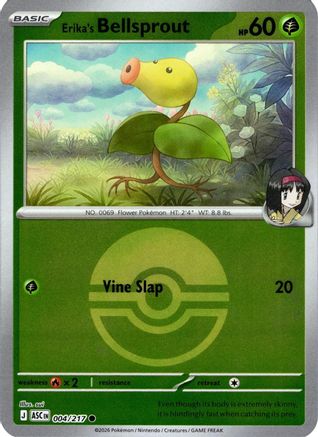 Erika's Bellsprout (Poke Ball) 004  - Reverse Holofoil ME Ascended Heroes - Common-1