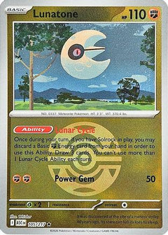 Lunatone (Dusk Ball) 105  - Reverse Holofoil ME Ascended Heroes - Rare-1